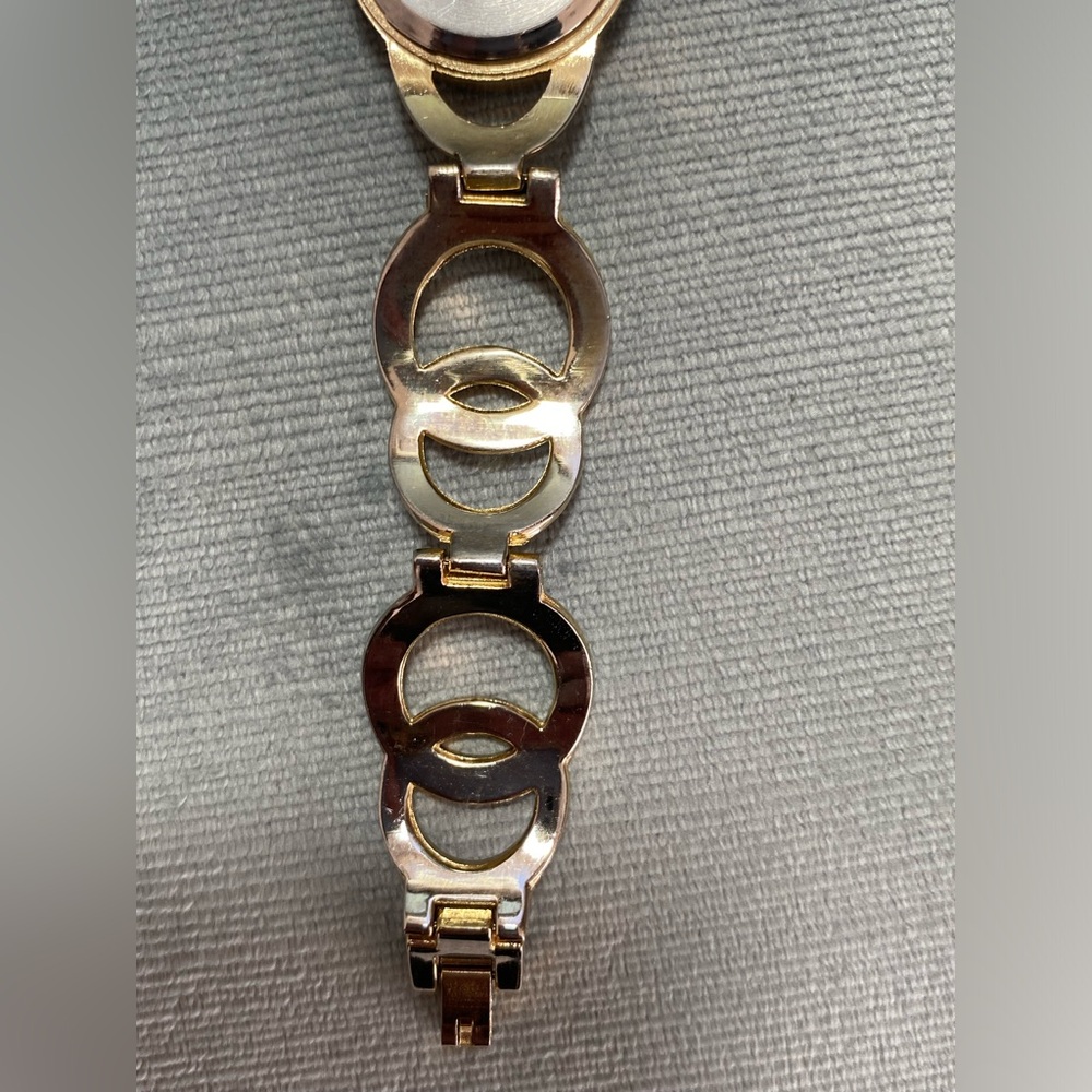 New York and Company watch gold and gemstone 7.5”, new battery EUC￼ - Picture 6 of 12